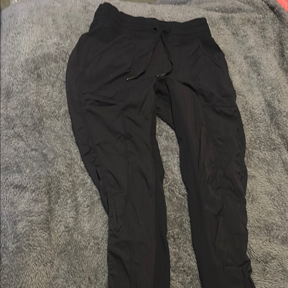 Black lululemon dance studio pants